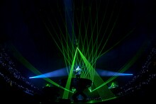 赤西仁「JIN AKANISHI LIVE TOUR 2016 ～Audio Fashion Special～ in MAKUHARI」の様子。（Photo by Teppei Kishida）