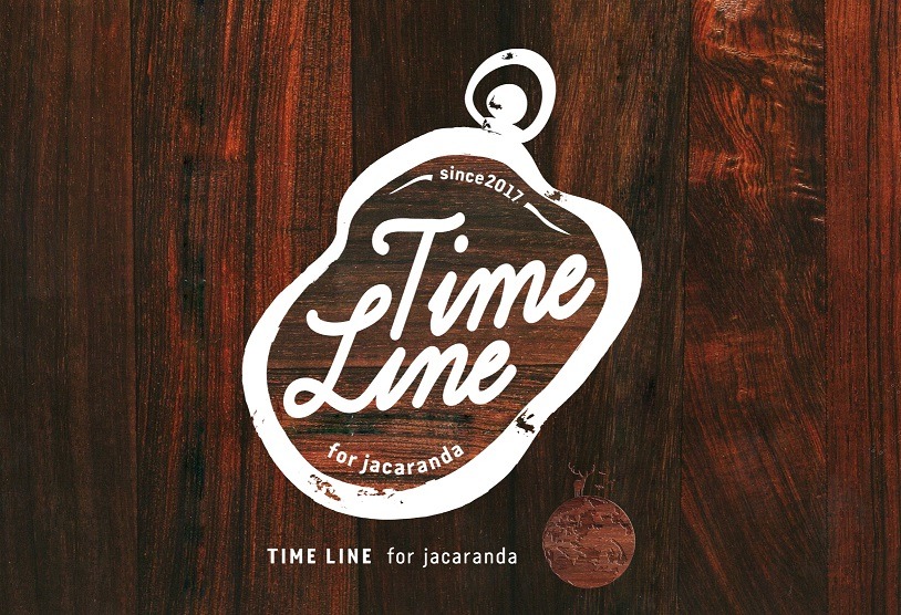 「TIME LINE for "jacaranda"」ロゴ