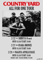 COUNTRY YARD「ALL FOR ONE TOUR」フライヤー