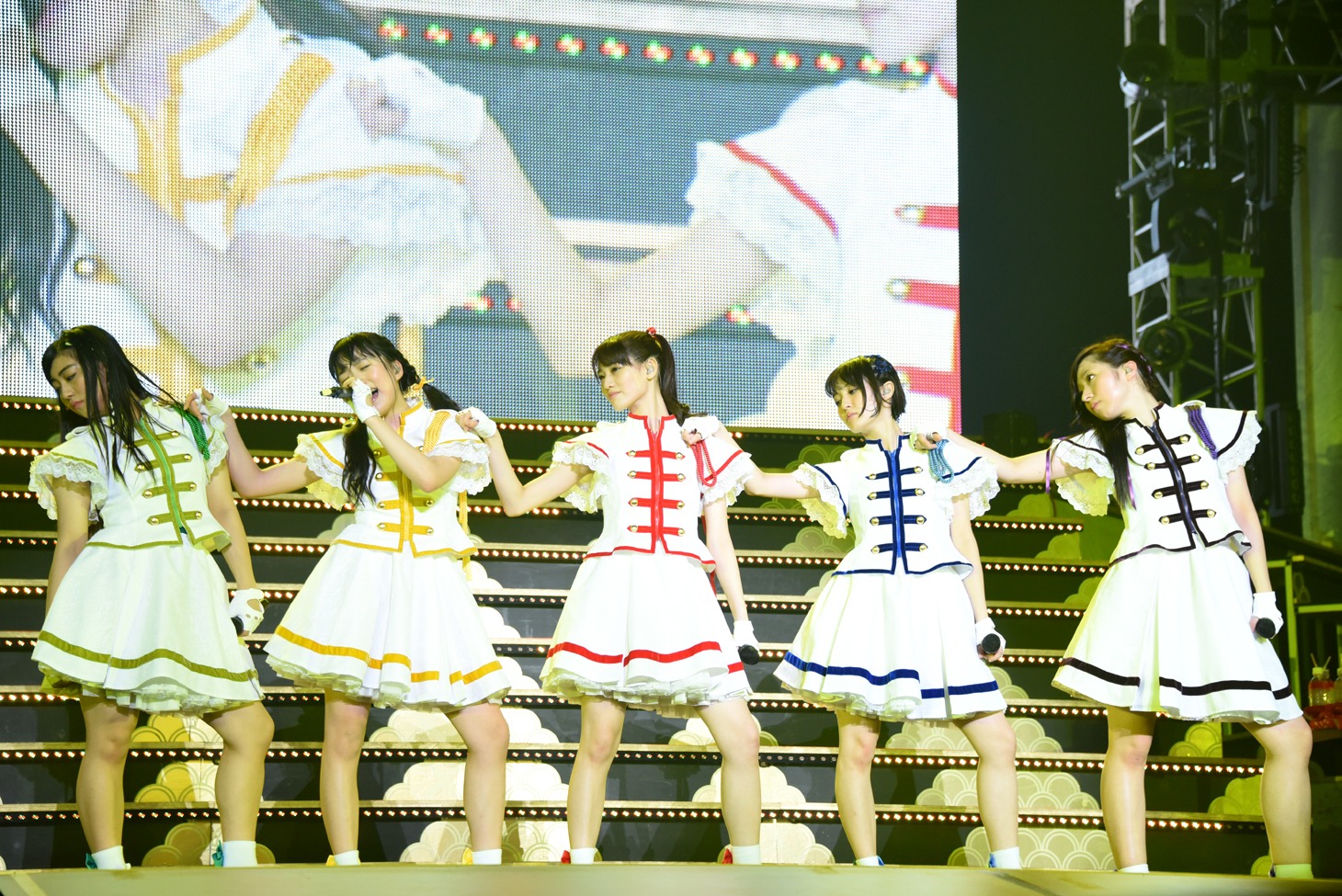 チームしゃちほこワンマンライブ「TEAM SYACHIHOKO THE LIVE ROAD to 笠寺 colors at 横浜アリーナ」の様子。