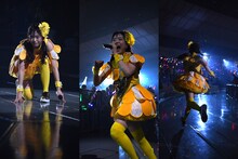 猛ダッシュする伊藤千由李。