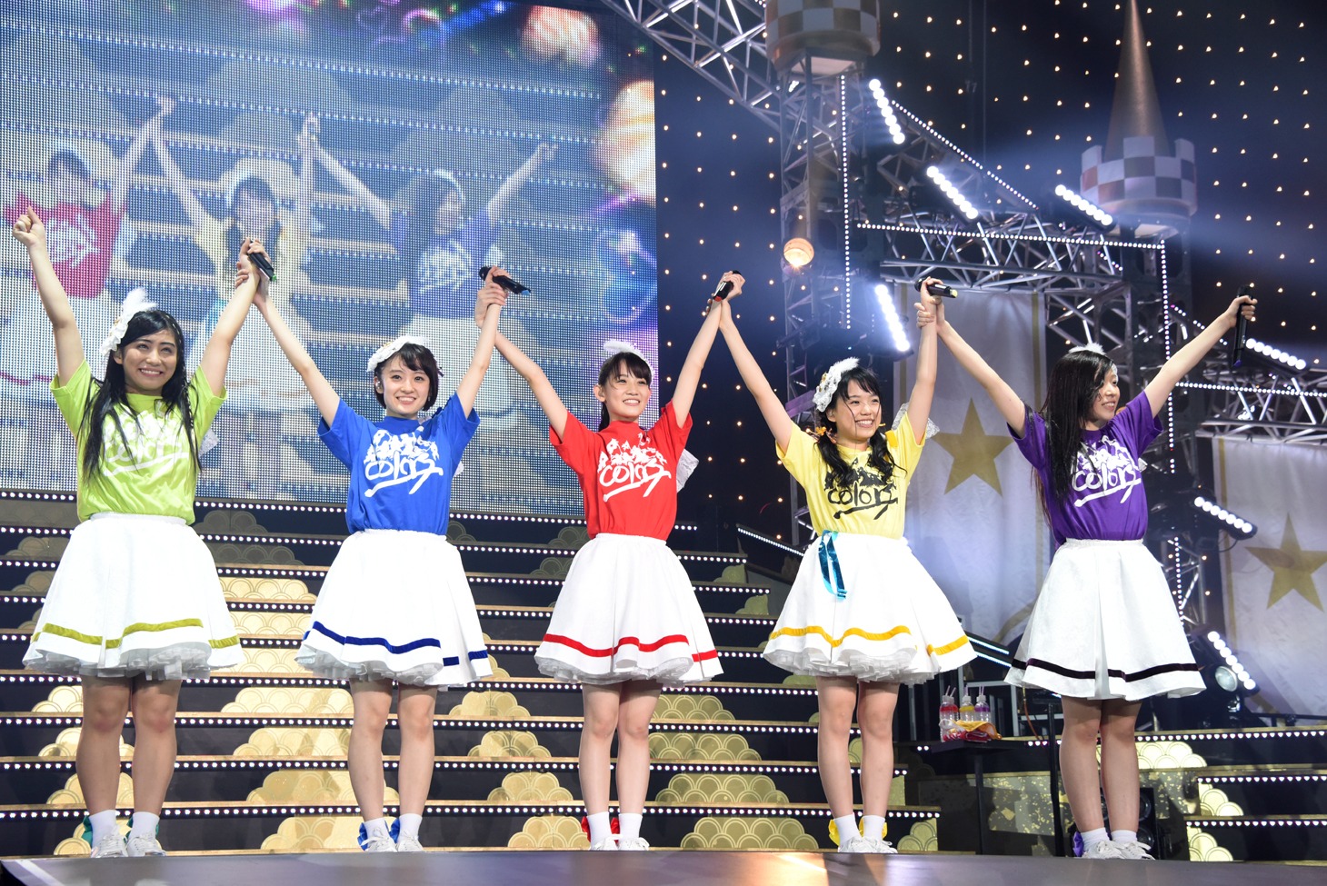 チームしゃちほこ「TEAM SYACHIHOKO THE LIVE ROAD to 笠寺 colors at 横浜アリーナ」神奈川・横浜アリーナ公演の様子。