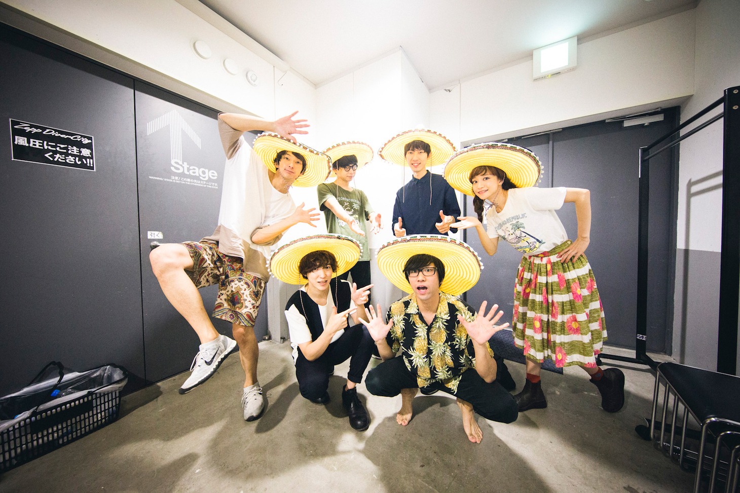 Czecho No Republicと實吉祐一（テスラは泣かない。）。（撮影：山川哲矢）