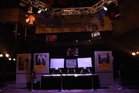 「お別れ会」場内の様子。