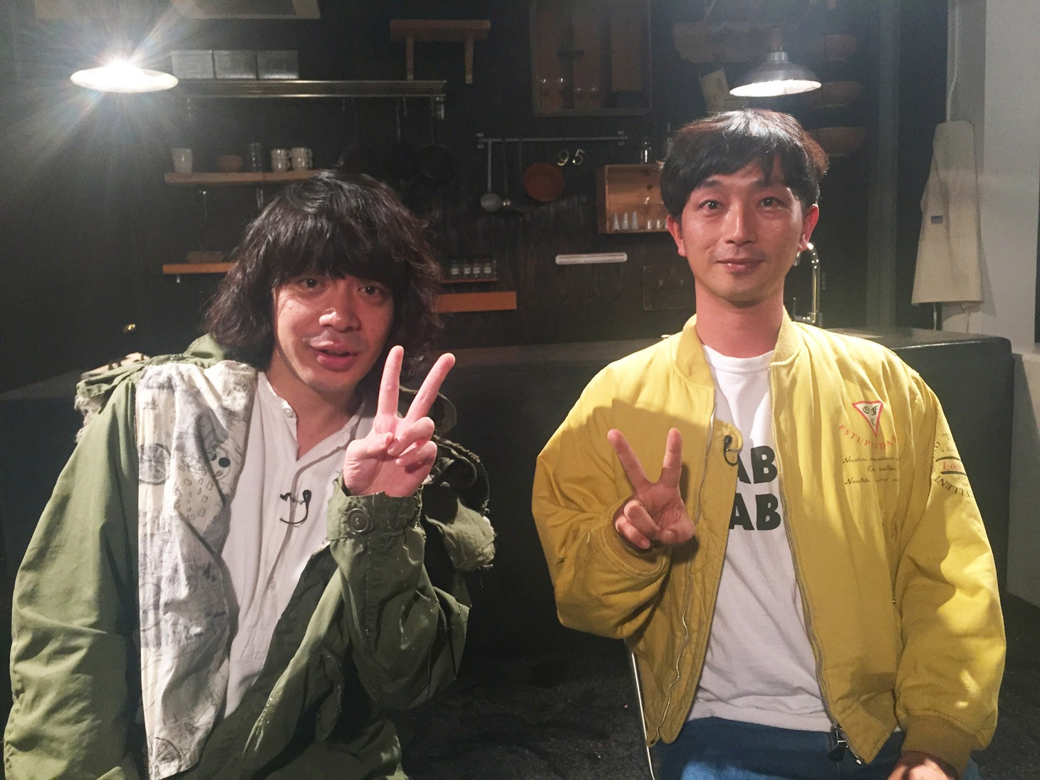 峯田和伸と川島小鳥。