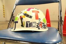 ZERRY（Vo, G, Harmonica / THE TIMERS）のヘルメット。