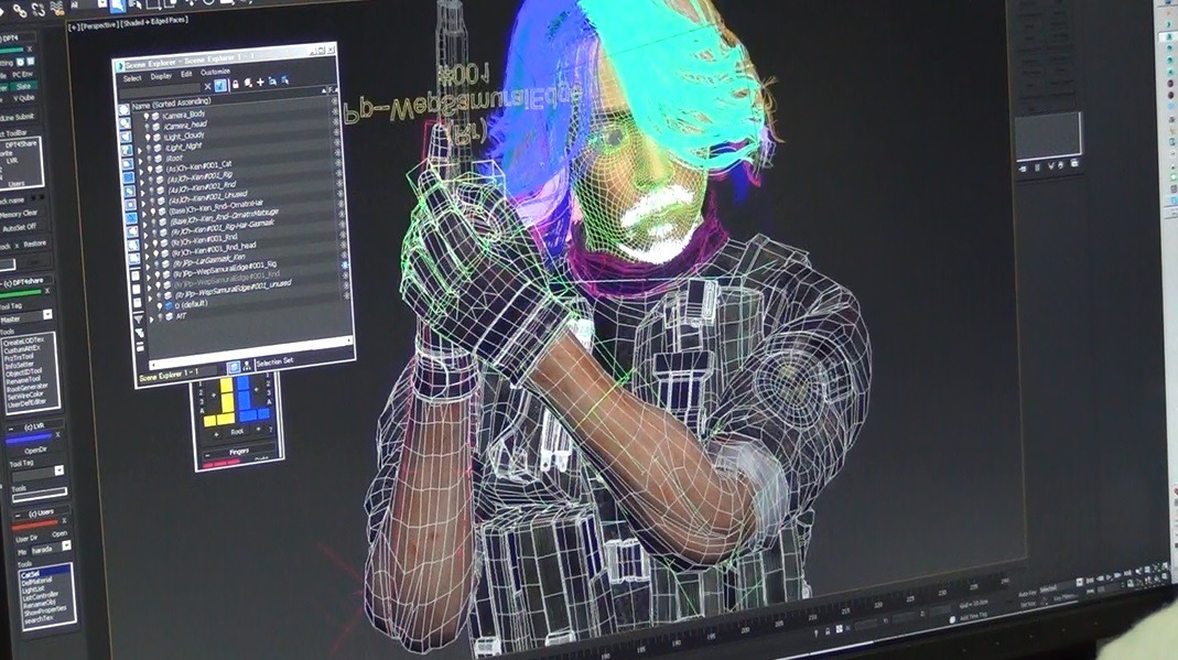 kenのCGメイキング写真。