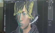 tetsuyaのCGメイキング写真。