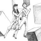 坂本慎太郎が描いた男女が踊る、オノシュンスケの「ディスコって」カバーMV