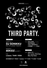 「80KIDZ presents THIRD PARTY」フライヤー