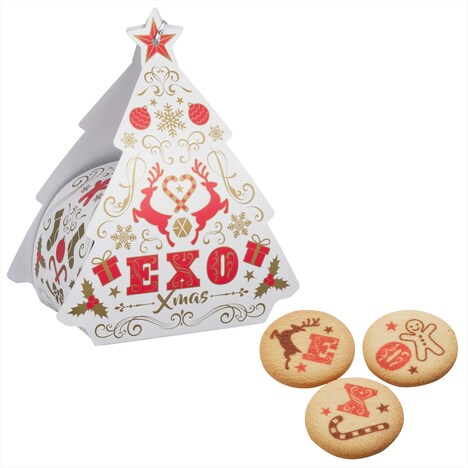 「EXO POP UP STORE」で販売されるクッキー（オーナメント付き）。