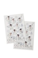 EXOオリジナルグッズプレゼントキャンペーンで当たる「EXO 109 XMAS」オリジナルステッカー。