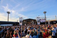 「秋田CARAVAN MUSIC FES 2016」の様子。