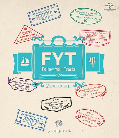 やなぎなぎ「やなぎなぎ LIVE "Follow Your Tracks"」Blu-ray盤ジャケット