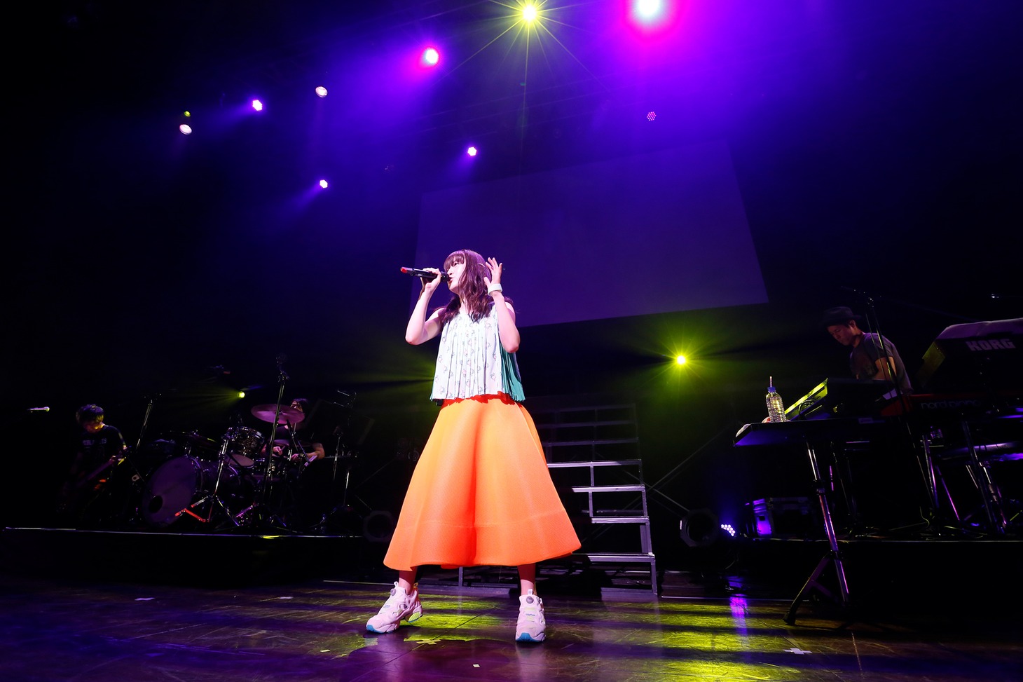 小松未可子「ハピこし！ライブ2016 "Imagine day, Imagine life!"」の様子。（撮影：森久［Hisashi Mori］）