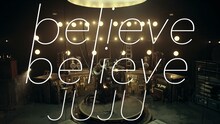 JUJU「believe believe」のミュージックビデオのワンシーン。