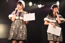 ハコイリ▽ムスメの“失恋女王”鉄戸美桜（左）と、“新・失恋女王”星里奈（右）。