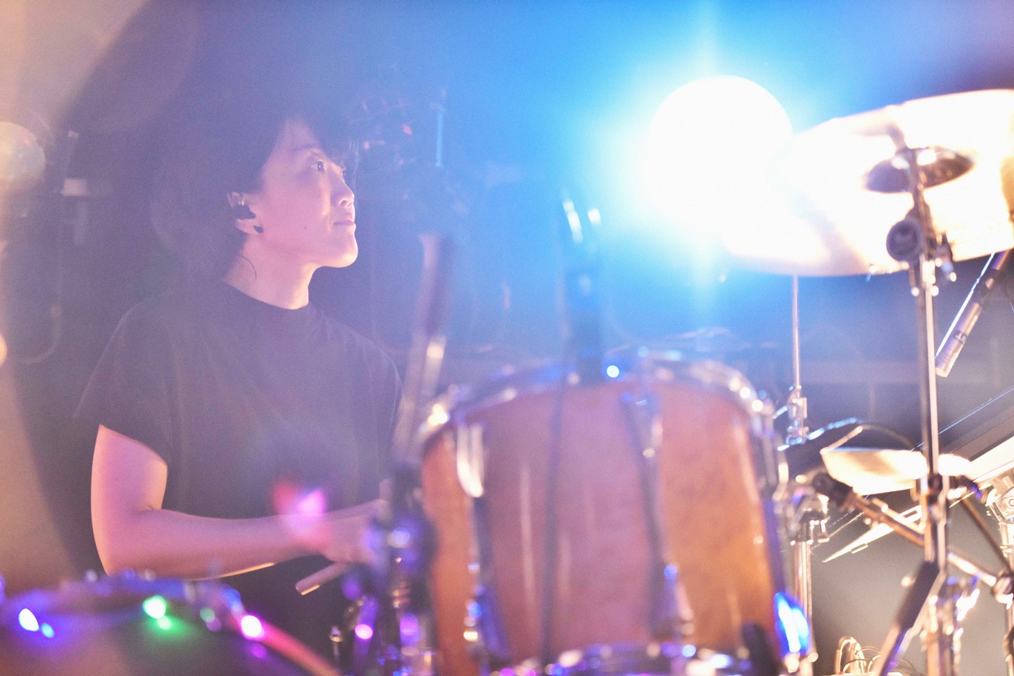 福田洋子（Dr）（Photo by Yuki Kawamoto）