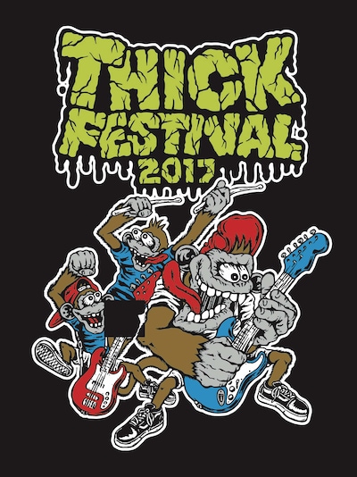 「SECRET 7 LINE presents. THICK FESTIVAL 2017」メインビジュアル