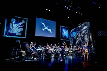 渋さ知らズ「春のお祭り～2016年古典の旅」の様子。