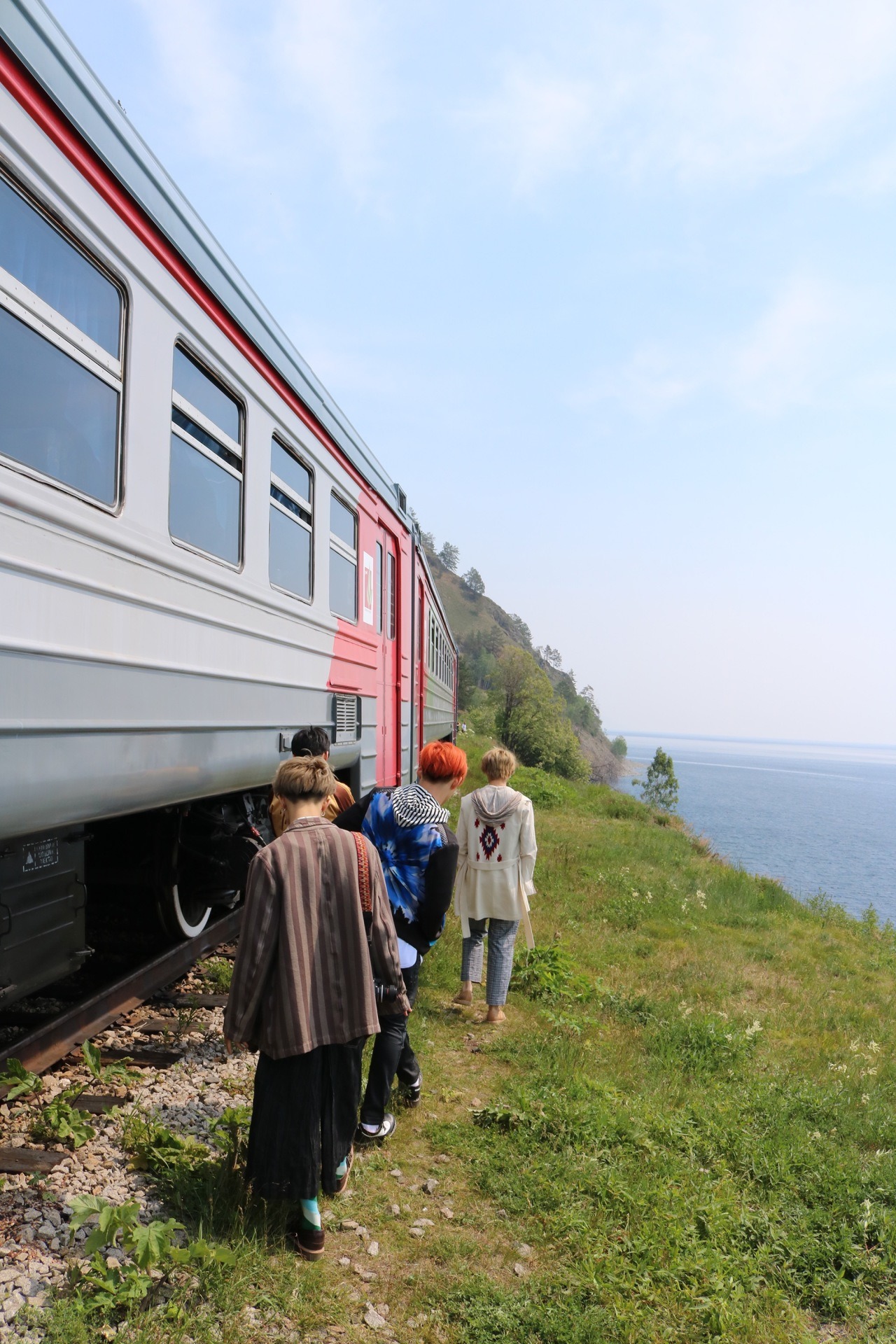 ロシアでの写真集撮影の様子。