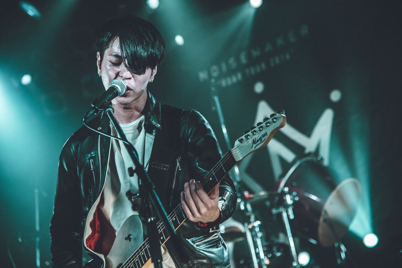 HIDE（G）（Photo by Shumpei Kato） - 挑戦を続けるNOISEMAKER、熱狂