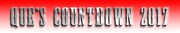 「Que's COUNTDOWN 2017」ロゴ