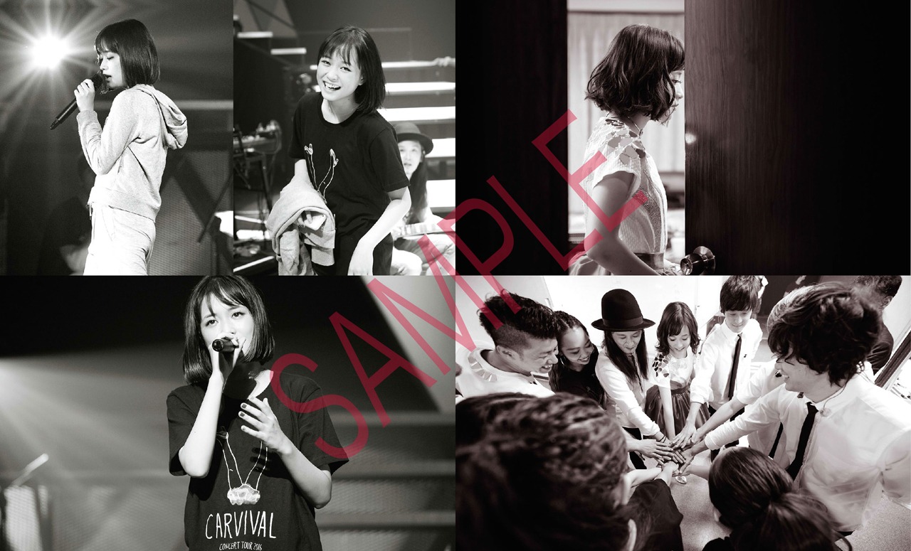 「大原櫻子 LIVE DVD/Blu-ray CONCERT TOUR 2016 ～CARVIVAL～ at 日本武道館」封入フォトブックの一部。
