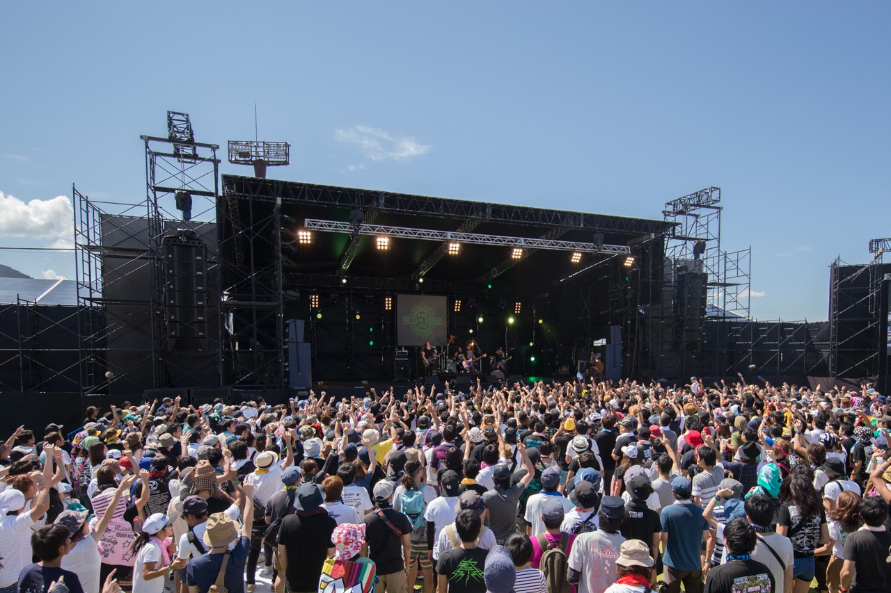 「中津川 THE SOLAR BUDOKAN 2016」の様子。