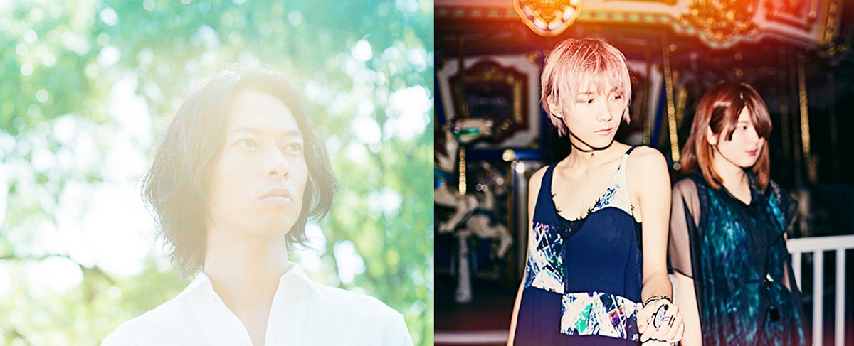 左から山田将司（THE BACK HORN）、ハルカトミユキ。