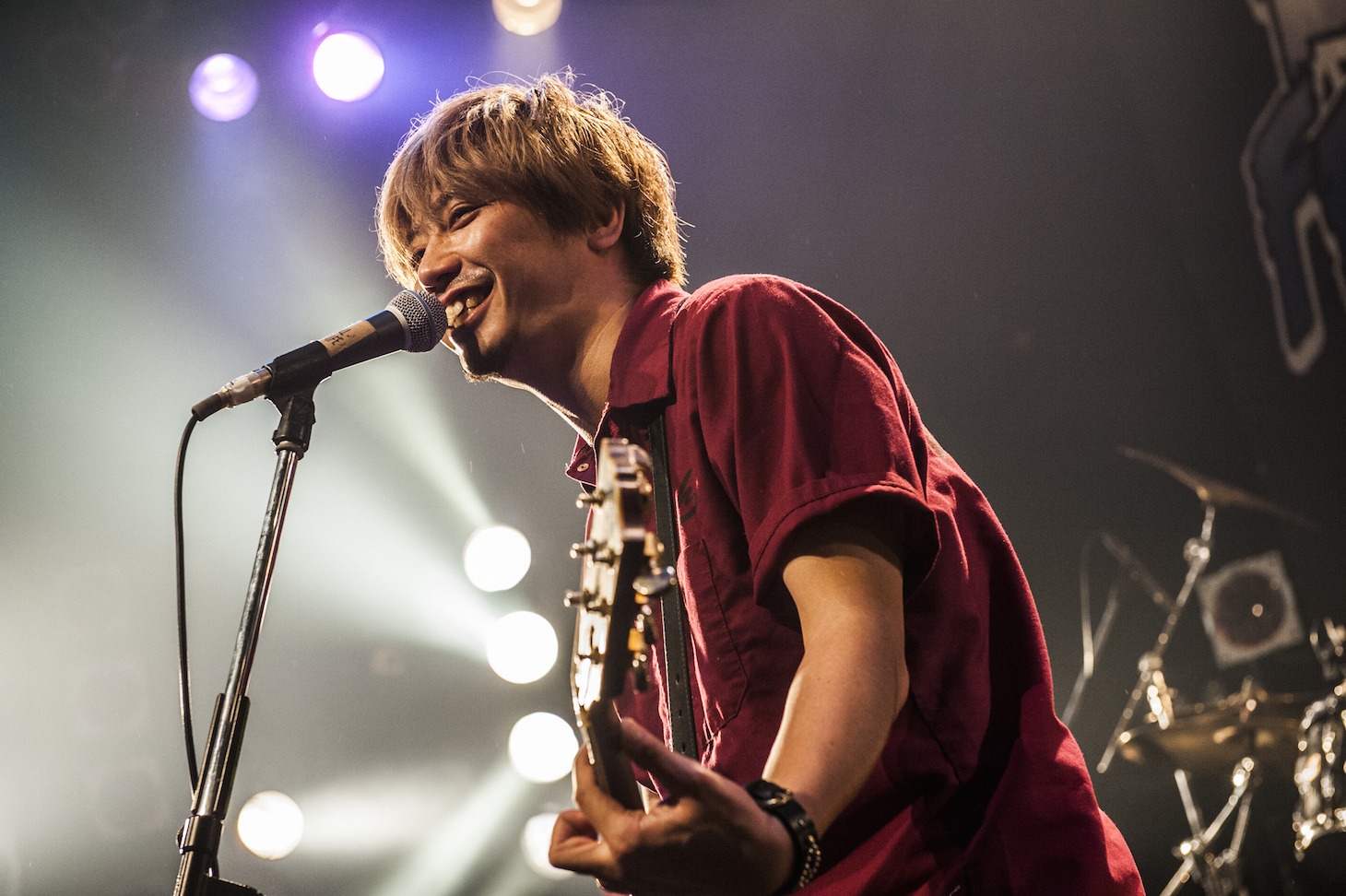 チフネシンゴ（G, Vo / HOTSQUALL）（Photo by manaty）