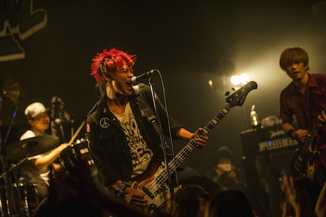 アカマトシノリ（Vo, B / HOTSQUALL）（Photo by manaty）