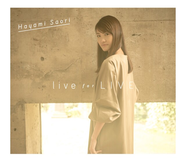 早見沙織「live for LIVE」CD+Blu-ray盤ジャケット
