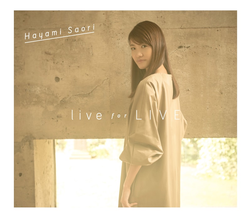 早見沙織「live for LIVE」CD+Blu-ray盤ジャケット