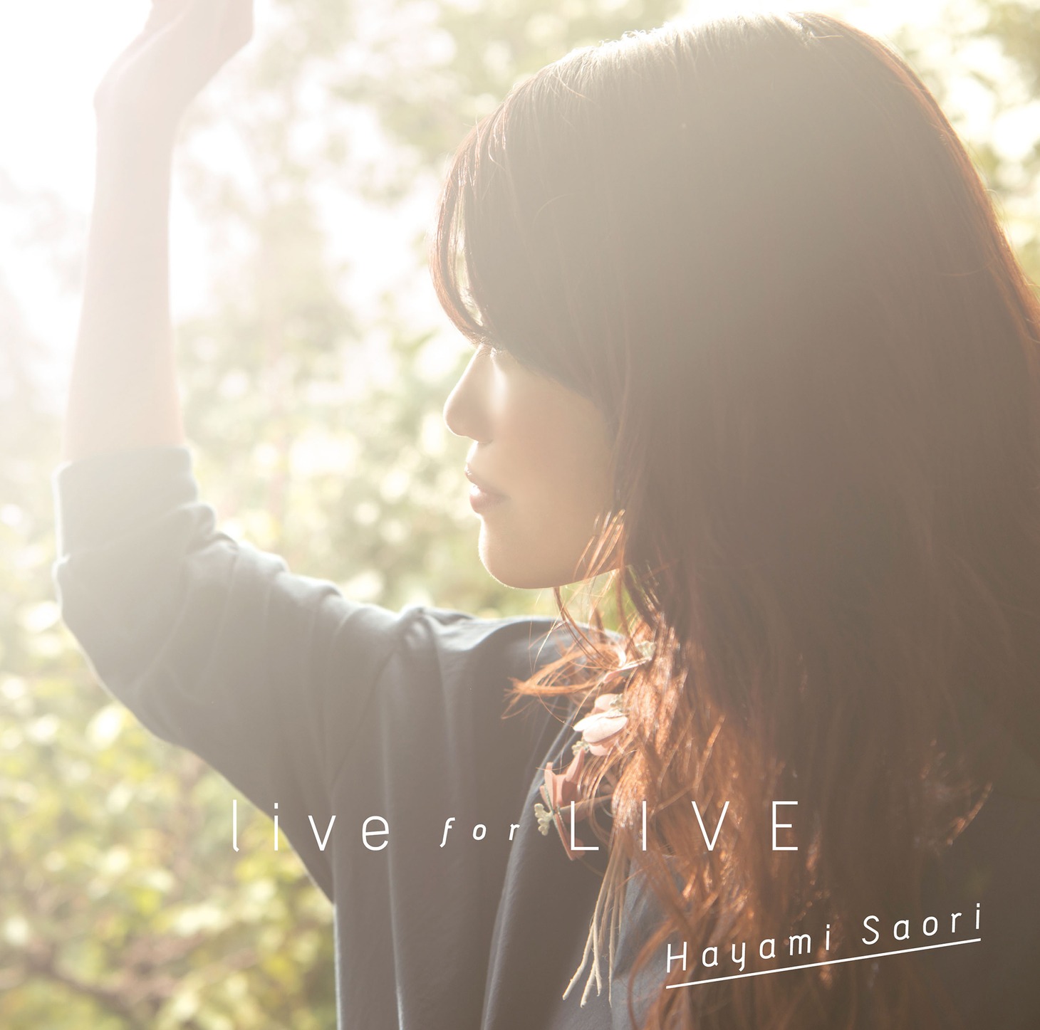 早見沙織「live for LIVE」CD盤ジャケット