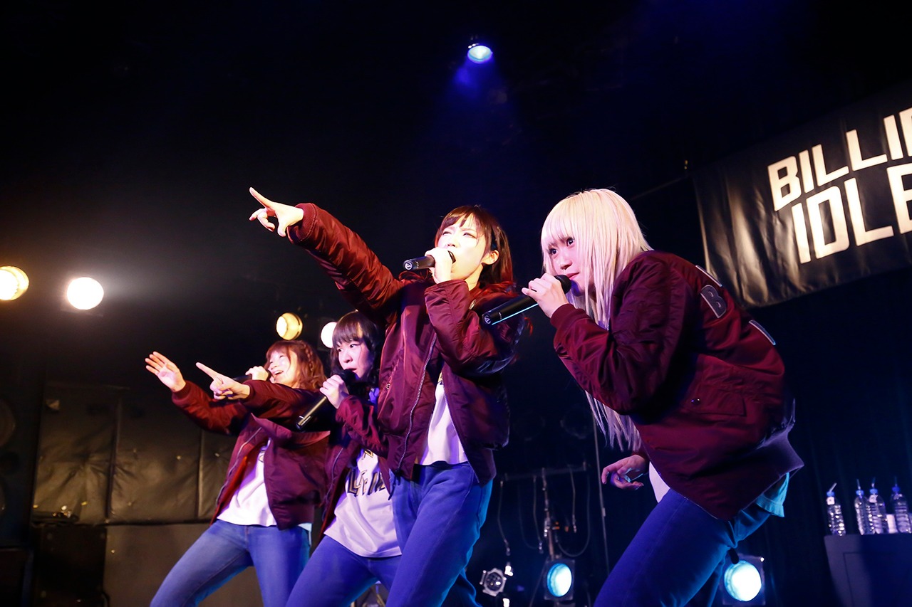 BILLIE IDLE「bi bi bi bi bi ツアー」東京・UNIT公演の様子。（写真提供 : オツモレコード）