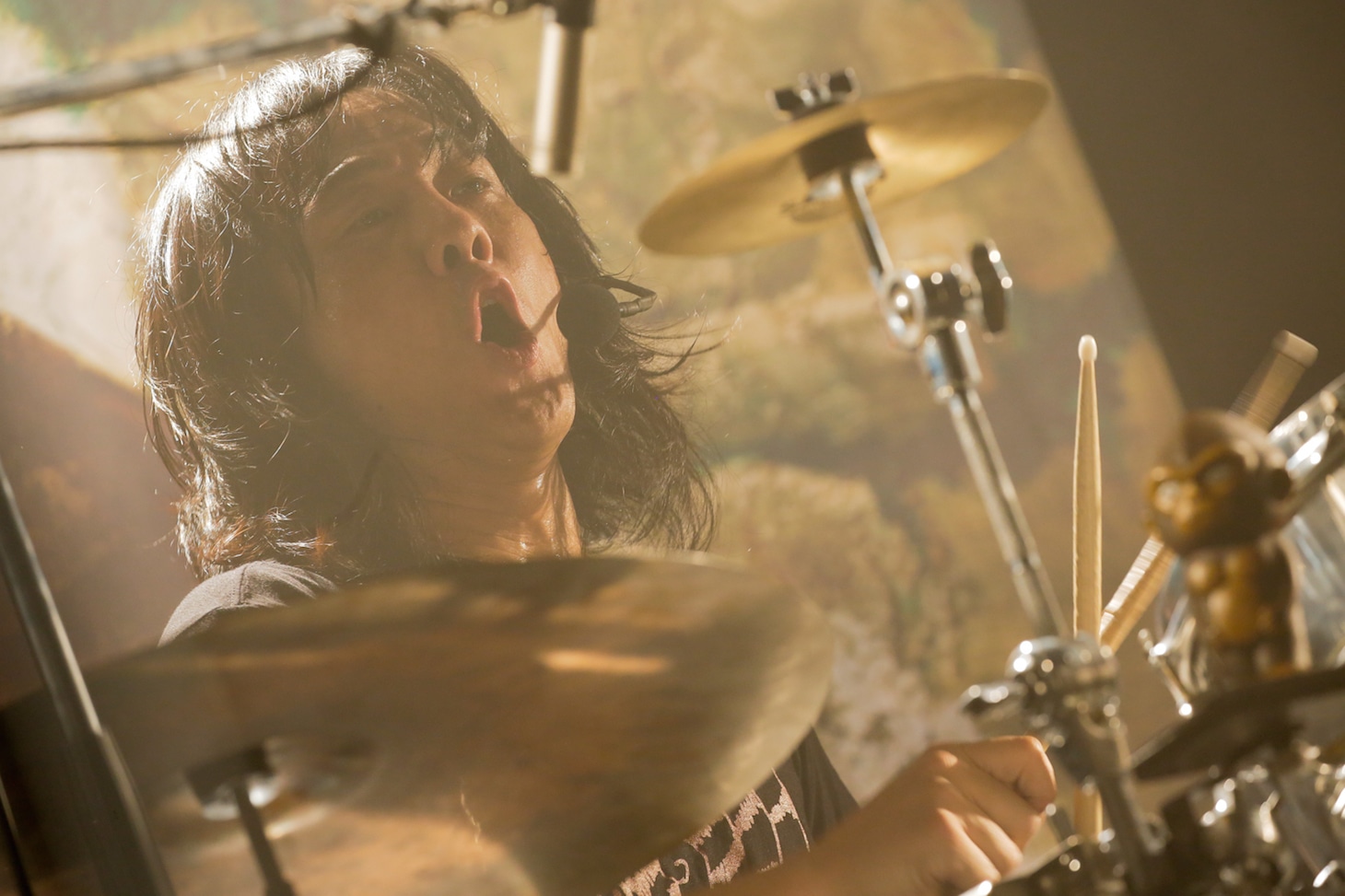 桐田勝治（Dr）（撮影：柴田恵理）