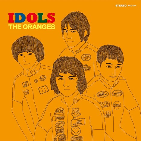 THE ORANGES「IDOLS～青春の騎士たち」ジャケット