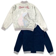 女王蜂オリジナルスカジャン「氷山孔雀」