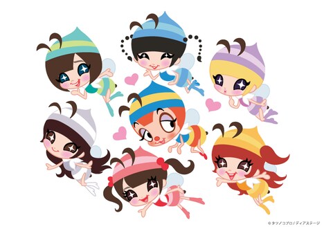 「でんパッチ組.」コラボイラスト