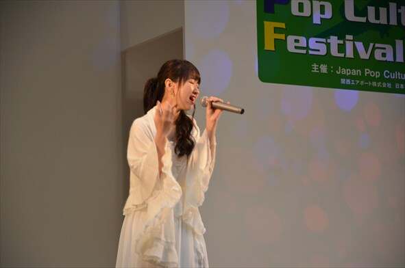 「Japan PopCulture Festival 2016」に出演した東城陽奏。（写真提供：AQUA ARIS）