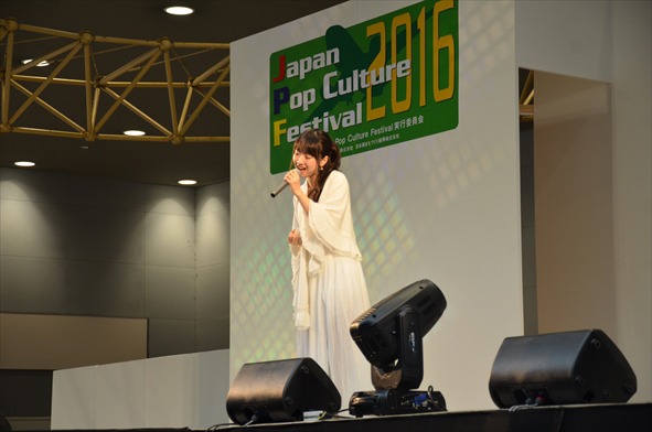 「Japan PopCulture Festival 2016」に出演した東城陽奏。（写真提供：AQUA ARIS）