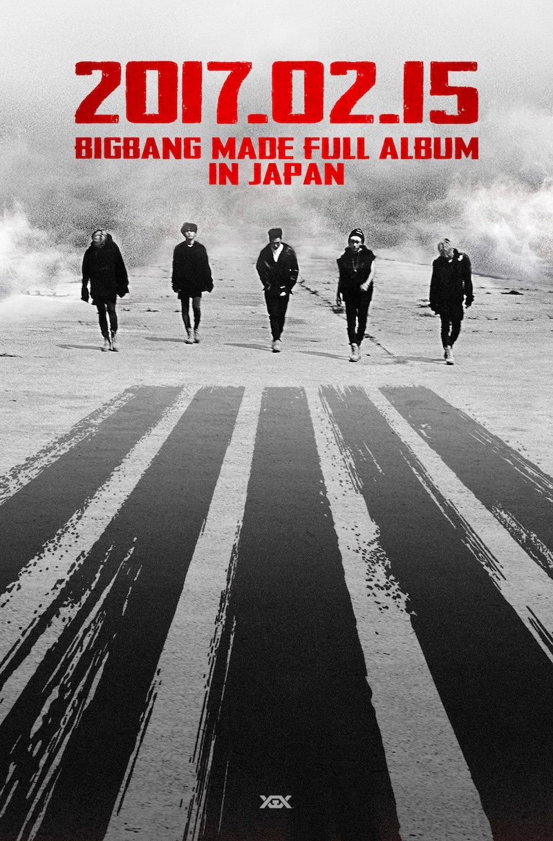 BIGBANGニューアルバムのティザービジュアル。