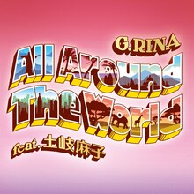 G.RINA「All Around The World feat. 土岐麻子」配信ジャケット