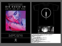 PLASTICZOOMS「NEW ALBUM RELEASE PARTY - DIE KUSSE 08」フライヤー