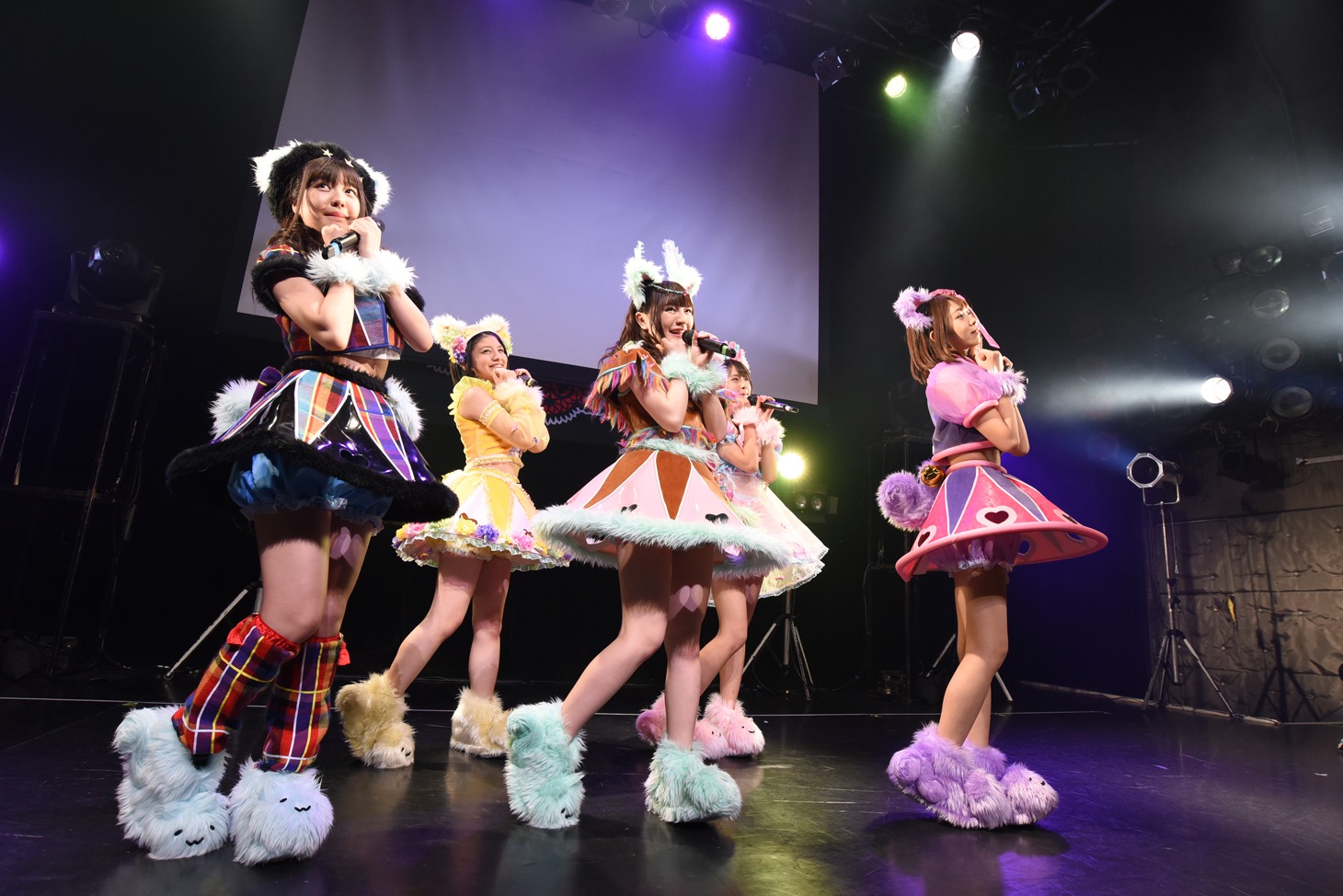 「わーすた 完全なるライブハウスツアー2016 ～猫耳捨てて走り出すに゛ゃー～」ツアーファイナルの様子。