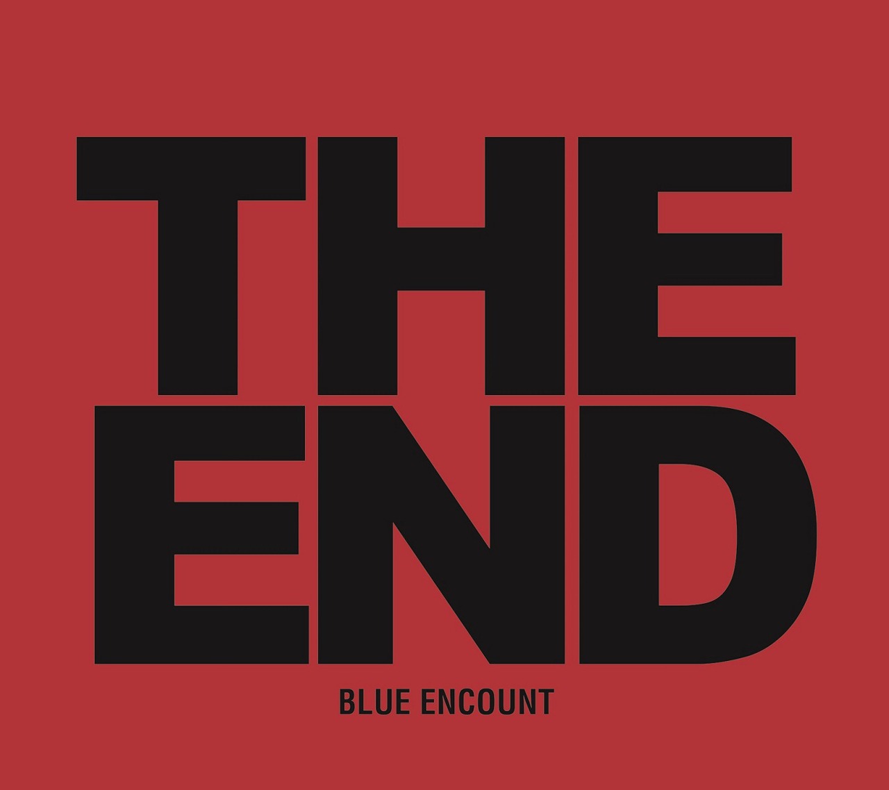 BLUE ENCOUNT「THE END」初回限定盤ジャケット