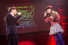 村上佳佑（左）とMiracle Vell Magic（右）。