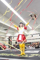 リングインする伊藤麻希。（写真提供：ジョブ・ネット）