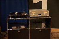 試聴会で使用されたアナログプレイヤー。